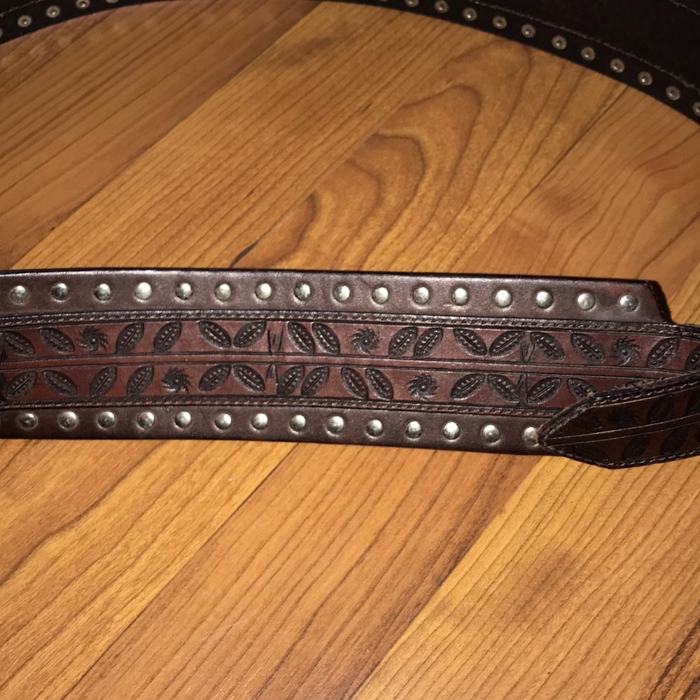 Genuine leather belt, size XL - Picture 2 of 6